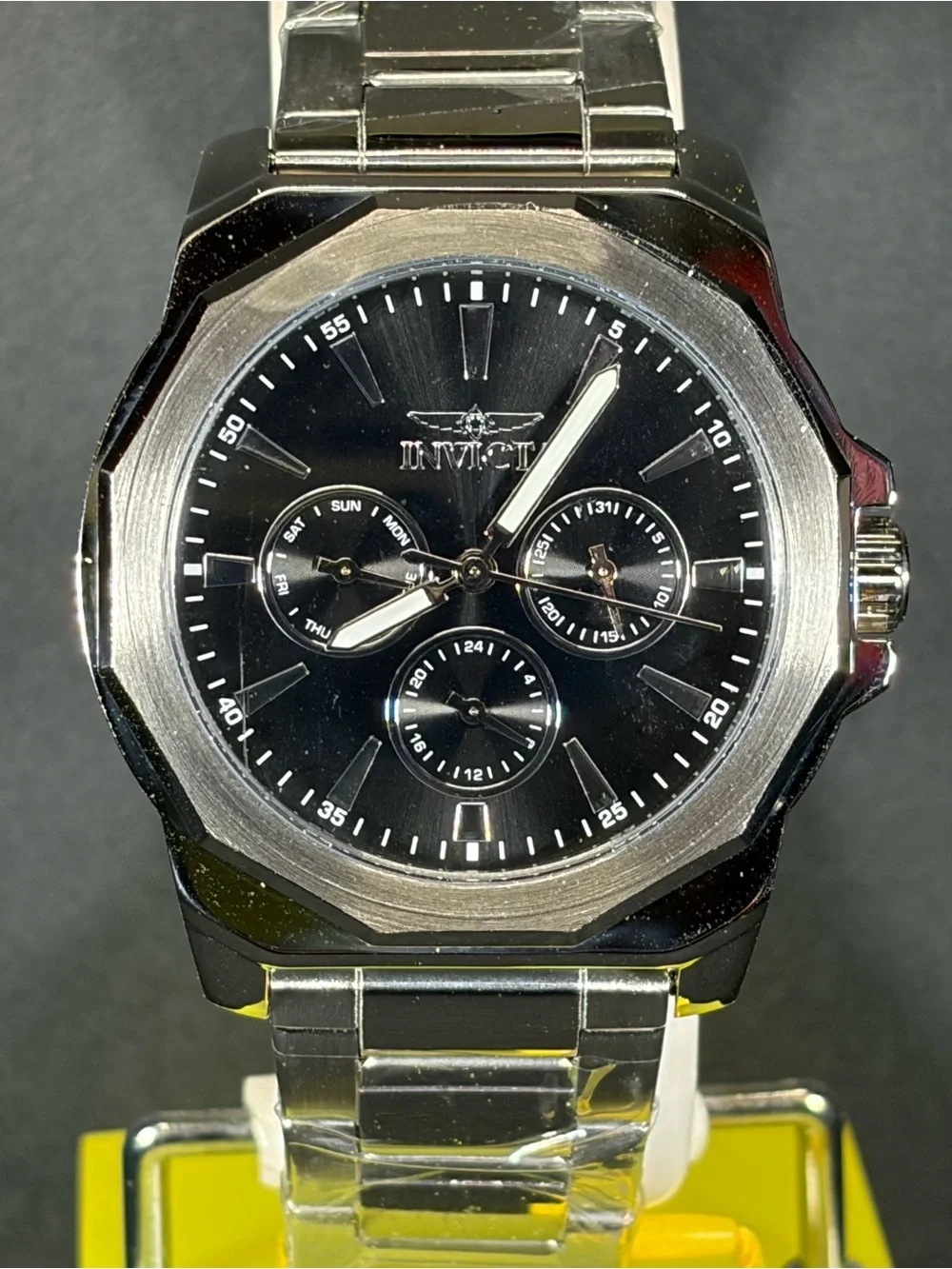 Invicta Speedway Multifunction Men’s Watch 42mm Steel 46842 New